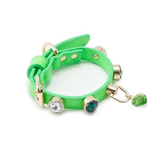 TAİL Swarovski Tasma Neon Yeşil S 26-32cm