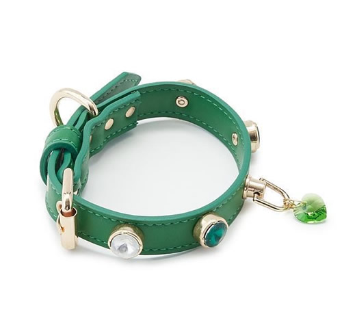 TAİL Swarovski Tasma Yeşil S 26-32cm
