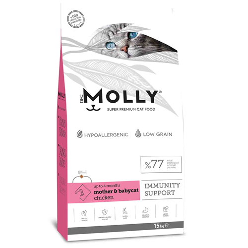 Molly Tavuklu Yavru Anne Kedi Maması 15kg