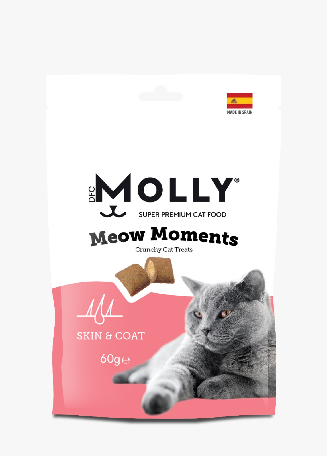 Molly Meow Moments Deri ve Tüy Bakımı Kedi Ödül Maması 60 Gr