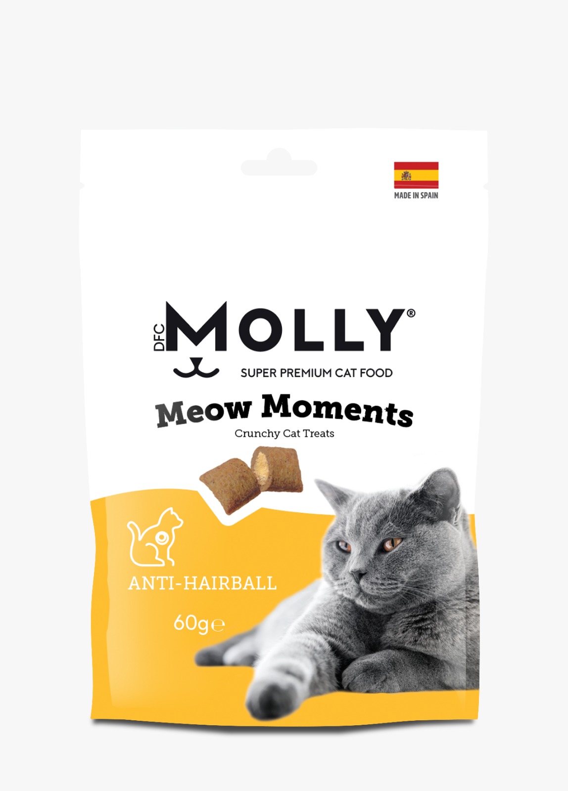 Molly Meow Moments Tüy Yumağı Kontrolü Kedi Ödül Maması 60 Gr