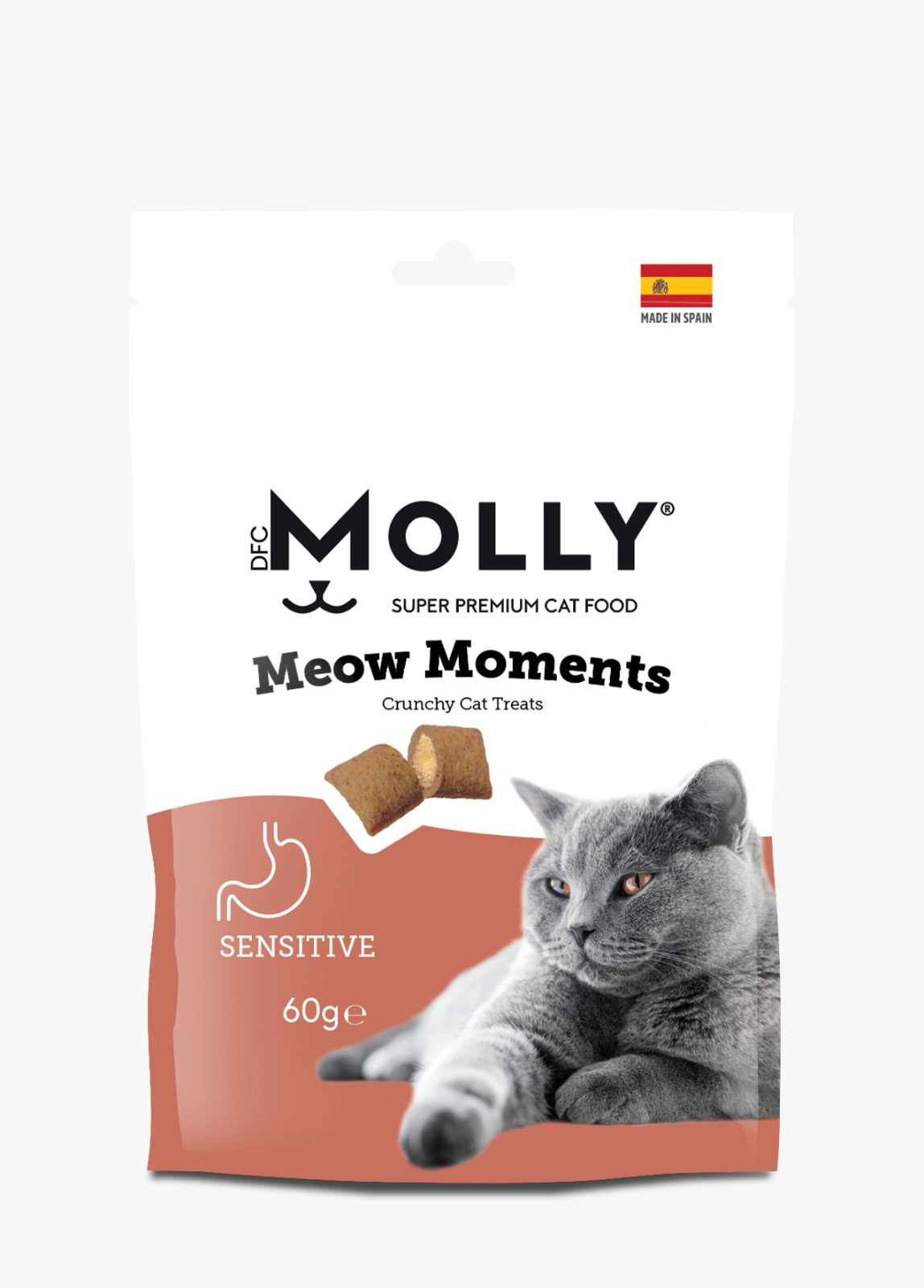 Molly Meow Moments Hassas Kediler İçin Kedi Ödül Maması 60 Gr