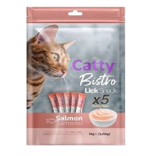Catty Bistro Ton Balıklı Sıvı  Yavru Kedi Ödül Maması 5x14 gr