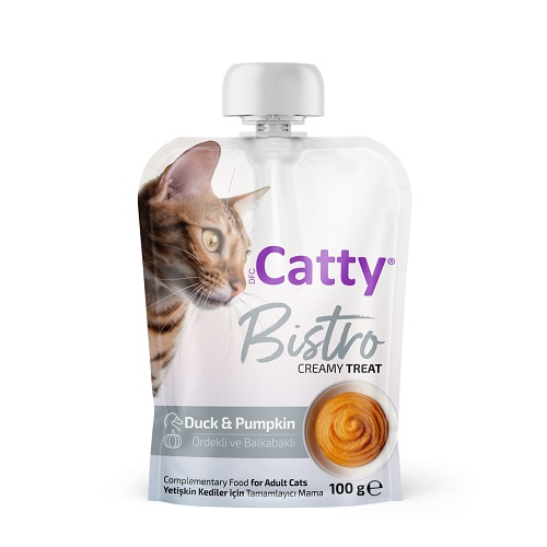 Catty Bistro Ördekli ve Balkabaklı Kedi Ezmesi 100 gr