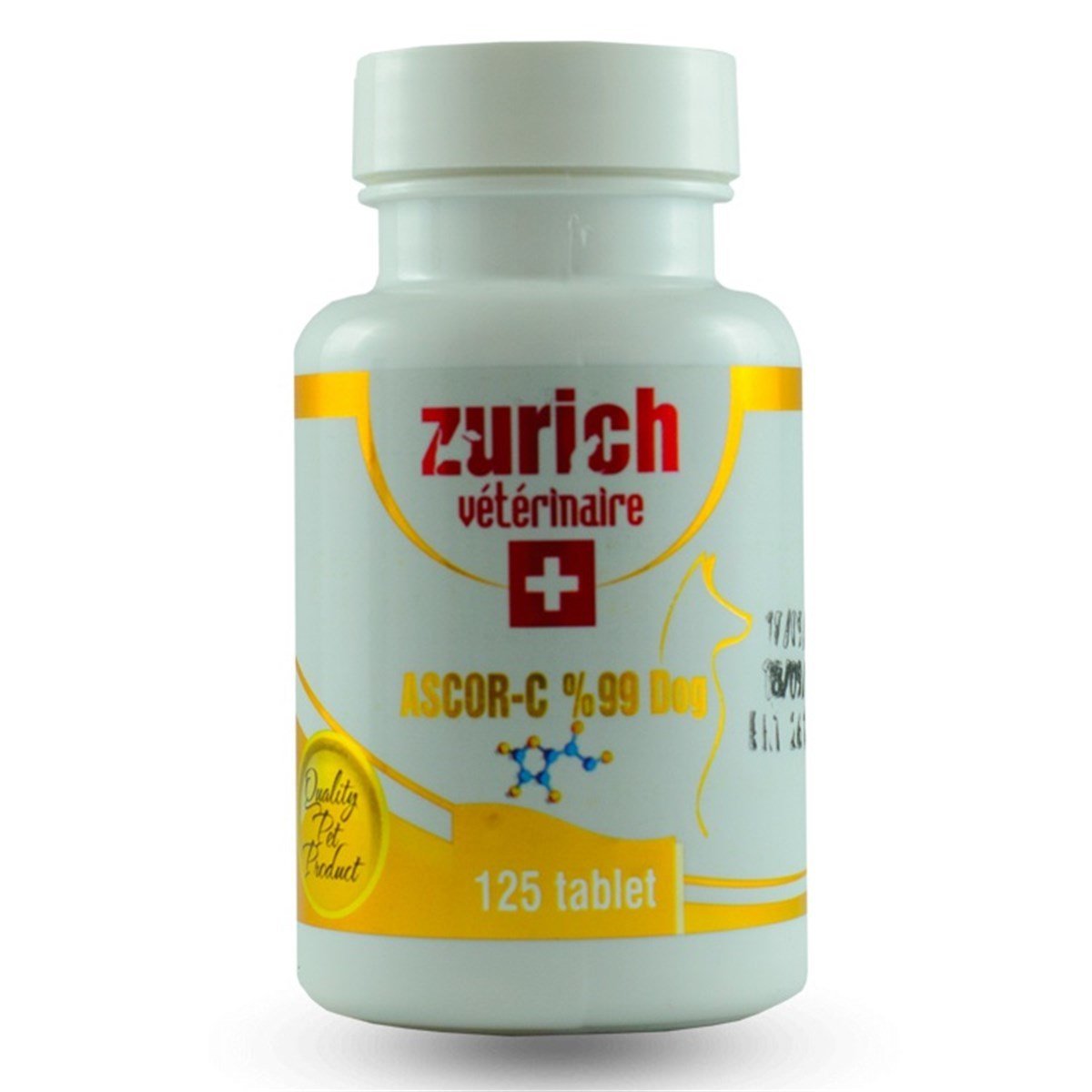 Zurich Ascor-C%99 DOG tablet 125 adet