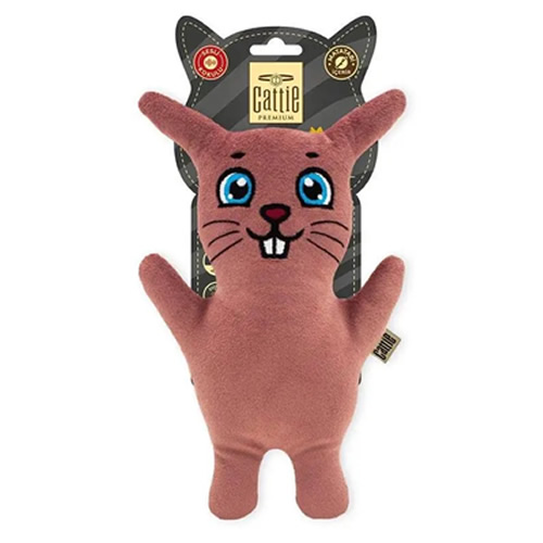 Cattie Matatabi İçerikli Peluş Tavşan Kedi Oyuncağ 20CM