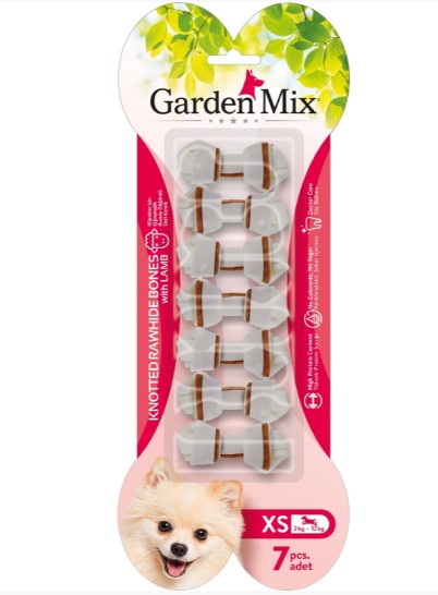 Garden Mıx Kuzulu Düğümlü Kemik 7li XS 6.3 Cm 85gr
