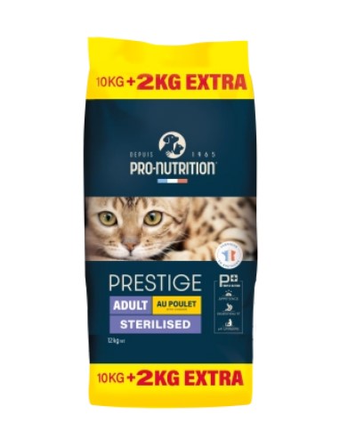 Pro Nutrition Cat Prestige Adult Sterilised Kısırlaştırılmış Tavuklu Kedi Maması 10+2 Kg