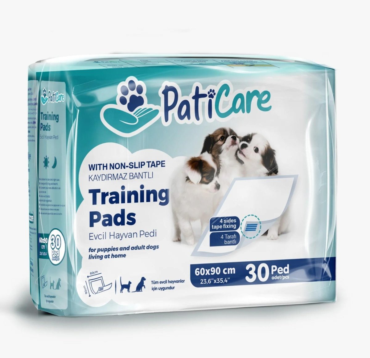 Paticare Yapışkanlı Kedi ve Köpek Çİş Pedi 60*90 cm 30 ad