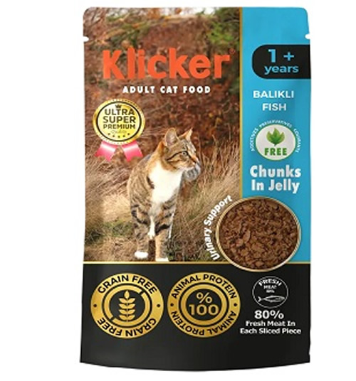 Klicker Balıklı Kedi Konservesi 85 Gr