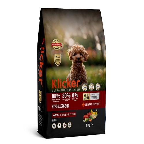 Klıcker Kuzulu Mini Irk Yavru Köpek Maması 1kg