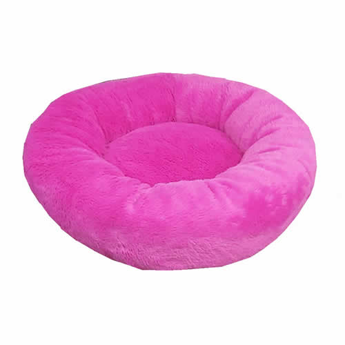 Tml Peluş Simit Kedi Köpek Yatağı Fujya