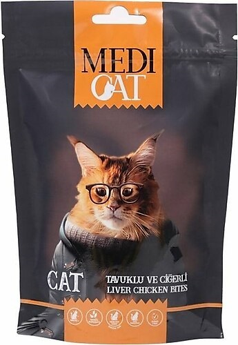Medicat Tavuklu ve Ciğerli Kedi Ödül Maması 80 gr 