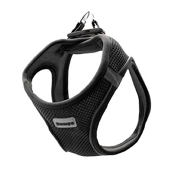 Zampa Air Mesh Göğüs Tasması 2XS SİYAH