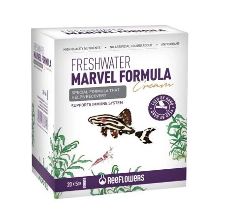 ReeFlowers Freshwater Marvel Formula Cream Tatlı Su Balıkları İçin Balık Yemi 20x5gr