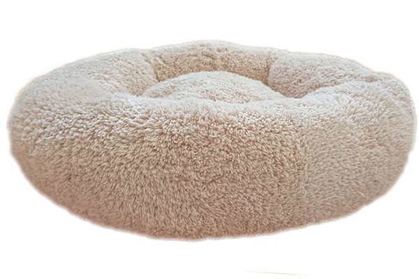  Poffin Peluş Yatak Bej 70 cm