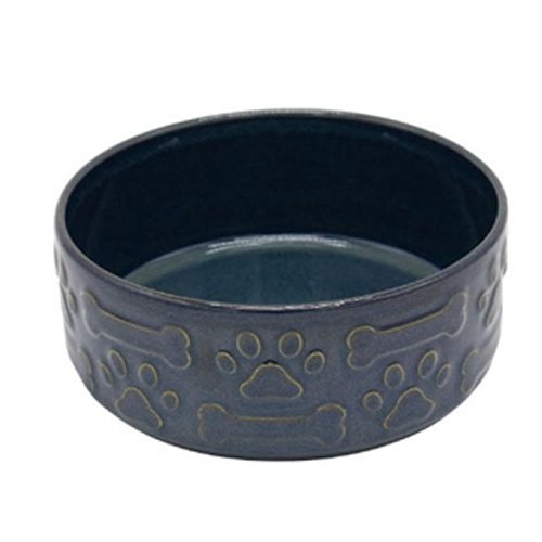 Design Seramik Mama ve Su Kabı ANTRASİT 14CM