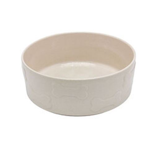Design Seramik Mama ve Su Kabı KREM 14CM