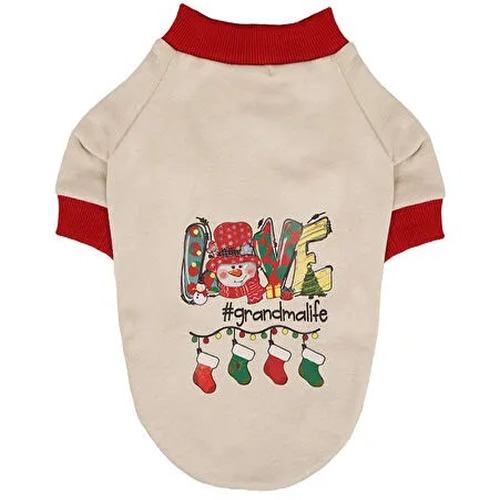 Göktürk Chrismas Köpek Sweatshirt-S