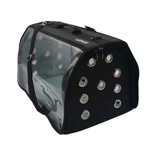 Lepus Fly Bag Şeffaf taşıma çantası SİYAH