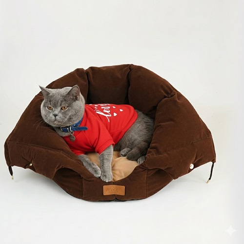 Maxdesing Mxie Dream Pouch Kahverengi Kedi Yuvası 