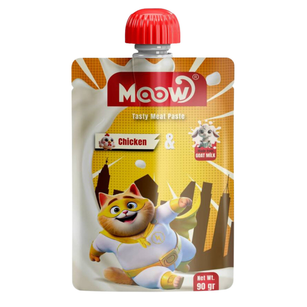 Moow Tavuklu ve Keçi Sütlü Kedi Ezmesi 90 gr