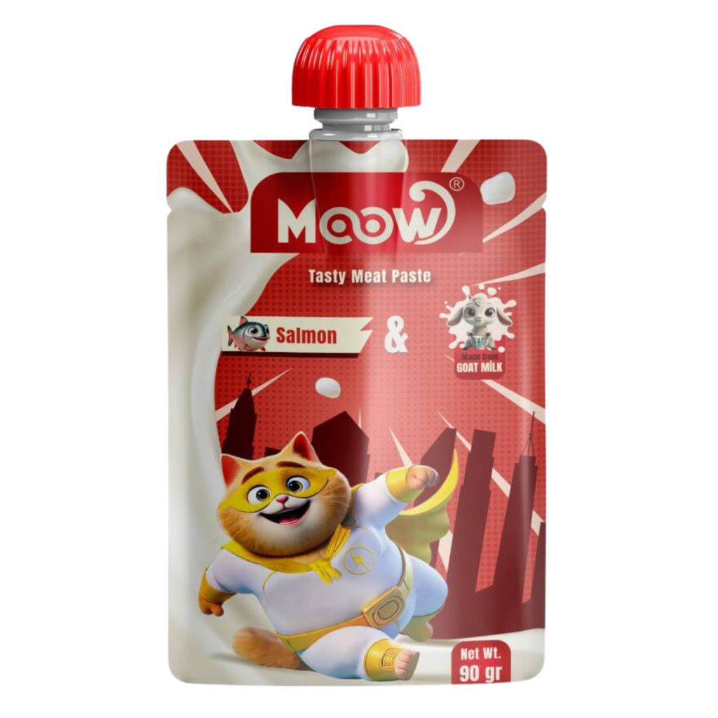 Moow Somonlu ve Keçi Sütlü Yavru Kedi Ezmesi 90 gr