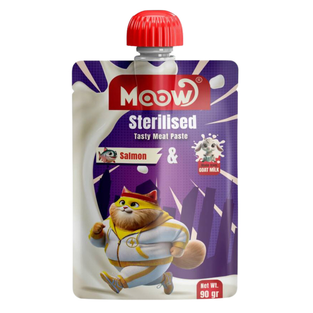 Moow Somonlu ve Keçi Sütlü Kısır Kedi Ezmesi 90 gr