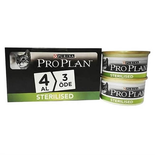 Pro Plan Cat Steril Somonlu Kedi Konservesi 85 Gr 4 Al 3 Öde