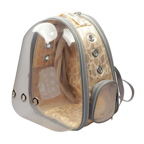 Glipet Şeffaf Astronot Fileli Kedi Köpek Taşıma Çantası 42x22x33 Cm