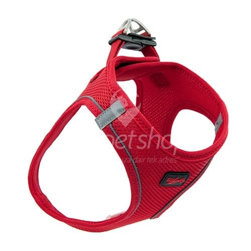 Tailpetz Air Mesh Göğüs Tasması KIRMIZI-M 