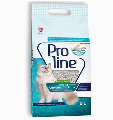Proline Bentonit Marsilya Sabun Kokulu Kedi Kumu 5 Litre