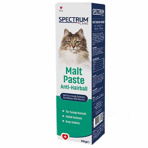 Spectrum Kedi Tüy Yumağı Önlemeyi Destekleyen Malt Macunu 30gr