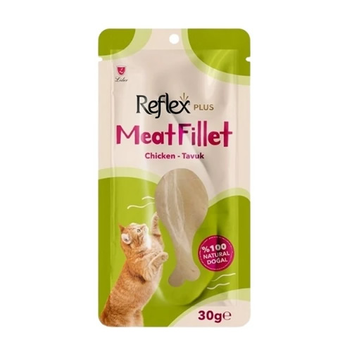 Reflex Plus Meat Fillet Tavuklu Fileto Kedi Ödül Maması 30 gr