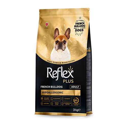 Reflex Plus French Bulldog Yetişkin Köpek Maması 3 Kg