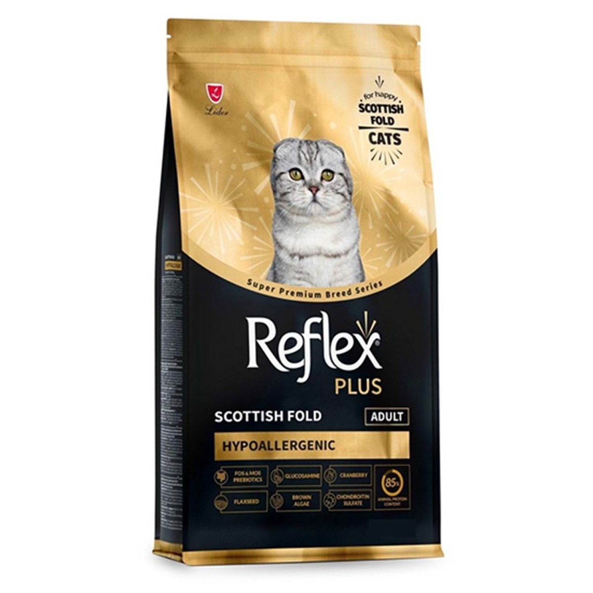 Reflex Plus Scottish Fold Yetişkin  Kedi Maması 8 Kg