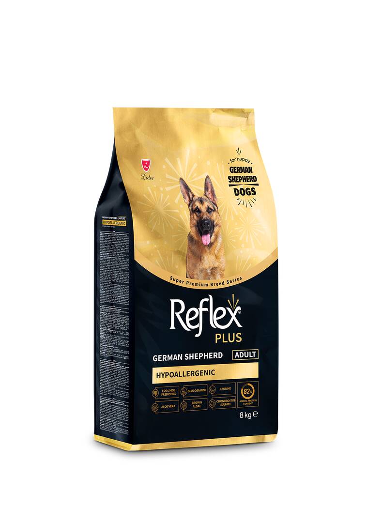 Reflex Plus German Shepherd Alman Kurdu  Yetişkin  Köpek Maması 8 Kg