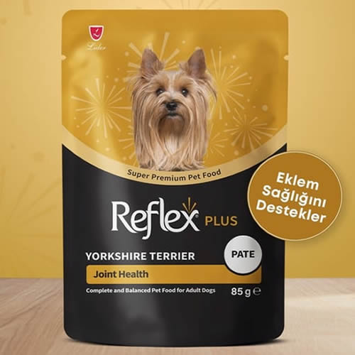 Reflex Plus Pouch Yorkshire Terrier Joint Health Pate Yaş Köpek Yaş Maması 85gr