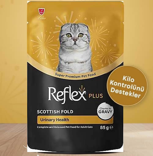 Reflex Plus Pounch British Shorthair  Fold Yaş Kedi Konservesi 85gr