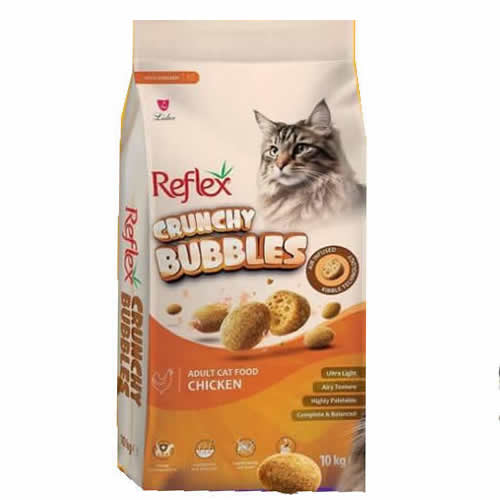 Reflex Crunchy Bubbles Tavuk Etli Kedi Maması 10 kg