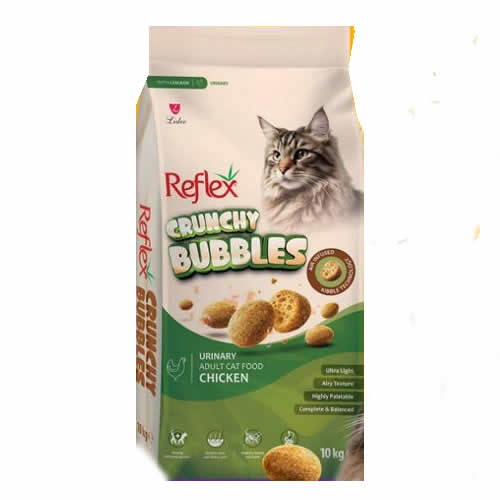 Reflex Crunchy Bubbles Urunary Tavuklu Kedi Maması 10 kg