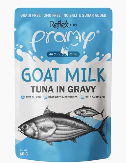 PRAMY SOS İÇİNDE KEÇİ SÜTLÜ TON BALIKLI 60 GR
