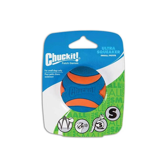 CHUCKİT ULTRA SQUEAKER SESLİ KÖPEK OYUN TOPU (KÜÇÜK BOY)