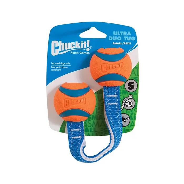 CHUCKİT ULTRA DUO TUG 2&acute;Lİ KÖPEK ÇEKİŞTİRME TOPU (KÜÇÜK BOY)
