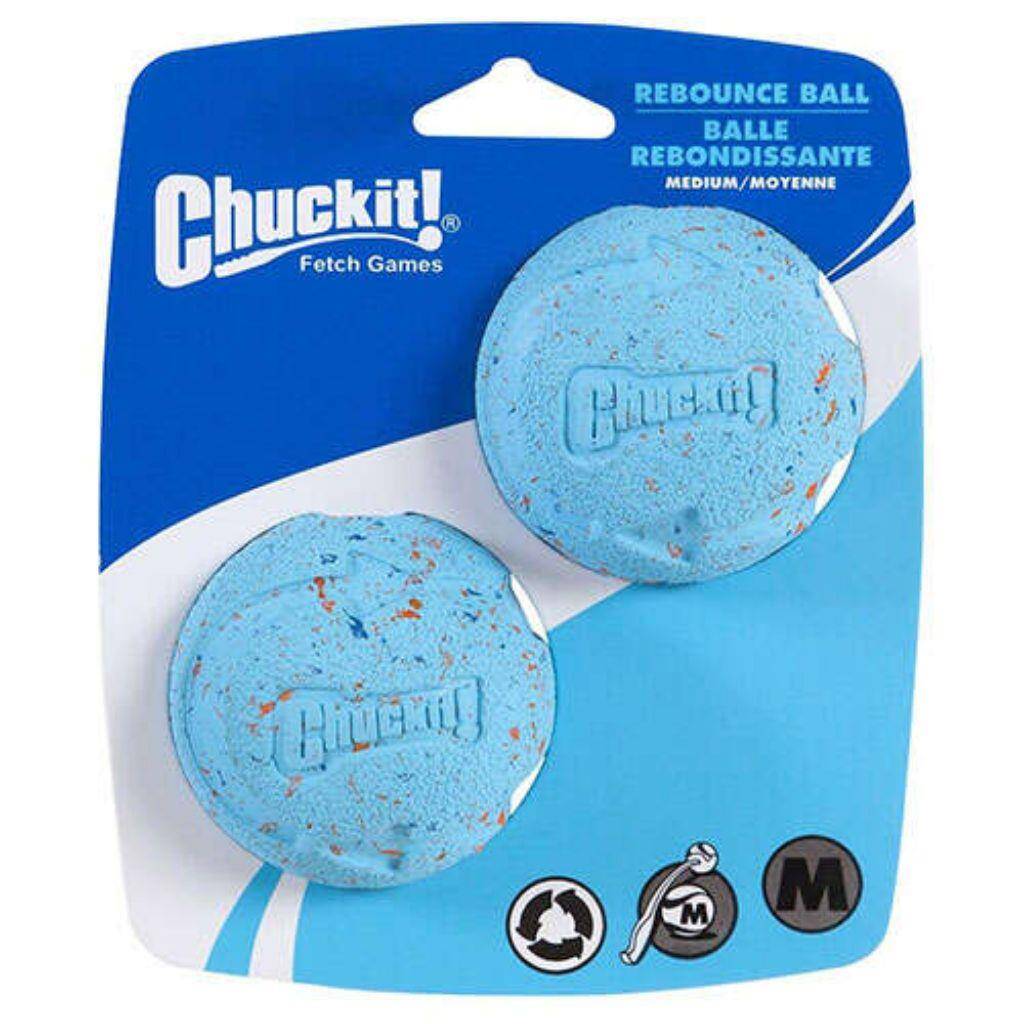 Chuckit Rebounce Ball 2 li Doğa Dostu Köpek Oyun Topu M
