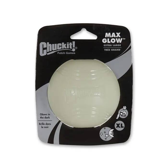 CHUCKİT_ MAX GLOW GECE PARLAYAN KÖPEK OYUN TOPU (XL BOY)