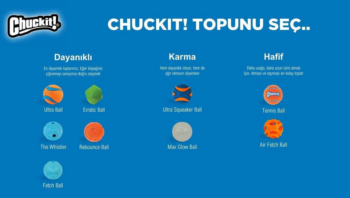 CHUCKİT_ MAX GLOW GECE PARLAYAN KÖPEK OYUN TOPU (KÜÇÜK BOY)