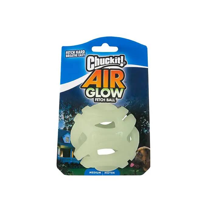 CHUCKİT_ MAX GLOW AİR FETCH GECE PARLAYAN KÖPEK OYUN TOPU (ORTA BOY)