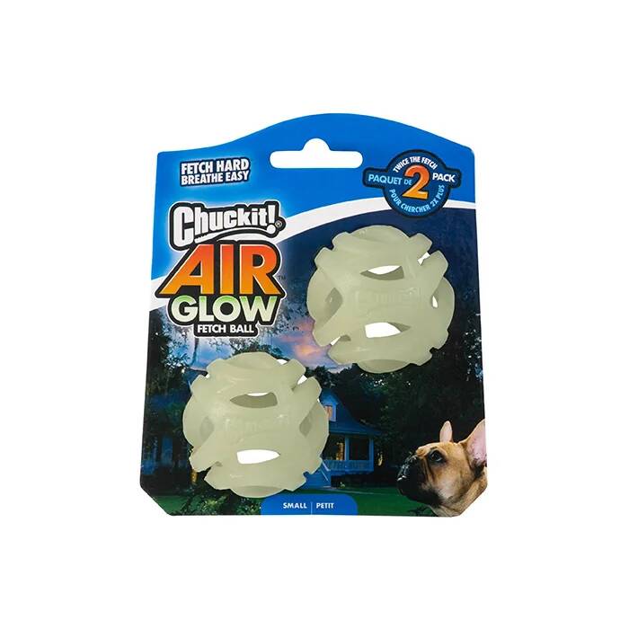 CHUCKİT_ MAX GLOW AİR FETCH GECE PARLAYAN 2_Lİ KÖPEK OYUN TOPU (KÜÇÜK BOY)