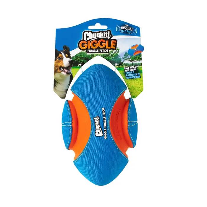 CHUCKİT_ GİGGLE FUMBLE FETCH SESLİ KÖPEK OYUN TOPU